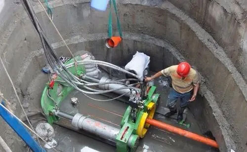 新建顶管注浆加固