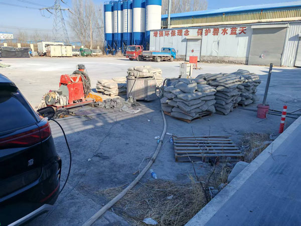 新建混凝土地面下沉注浆